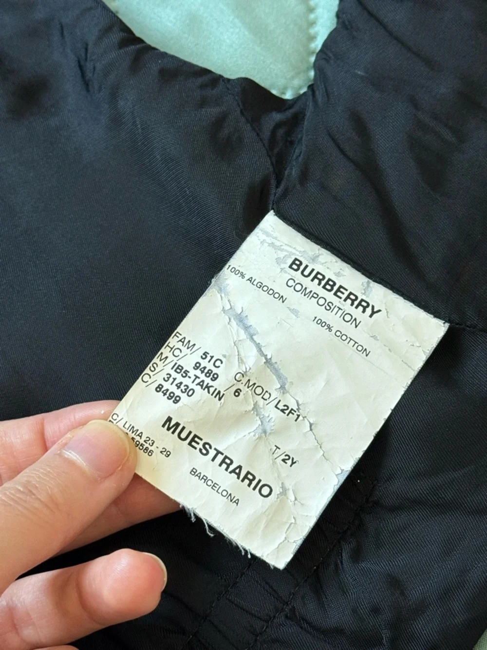 Burberry Kids Vest 2Y Navy Cotton Check Waistcoat Designer Toddler Boy Formal